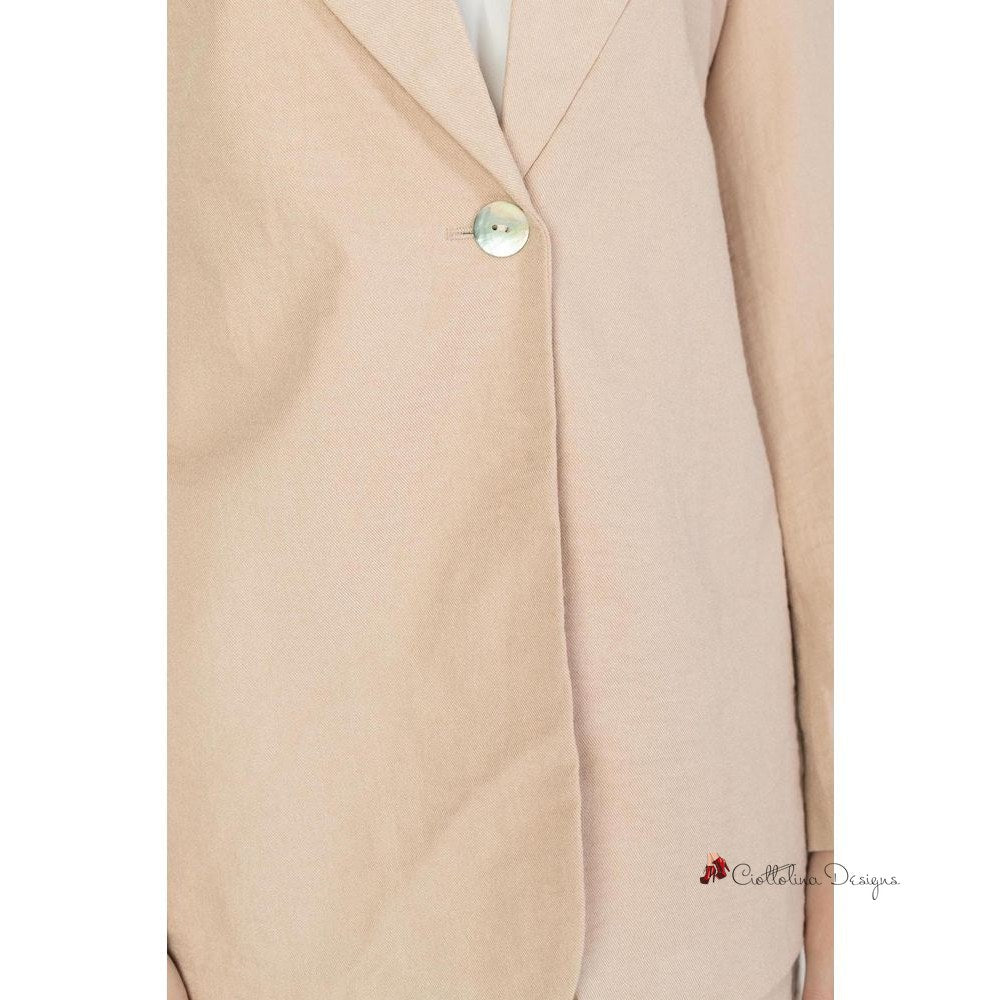 Pink Viscose Suits & Blazer