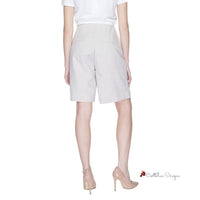 Gray Polyester Short