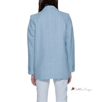 Light Blue Linen Suits & Blazer