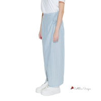 Light Blue Linen Skirt