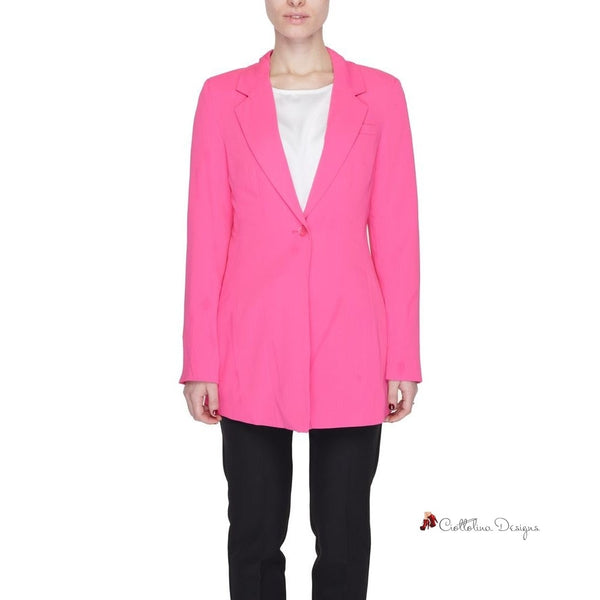 Pink Polyester Suits & Blazer