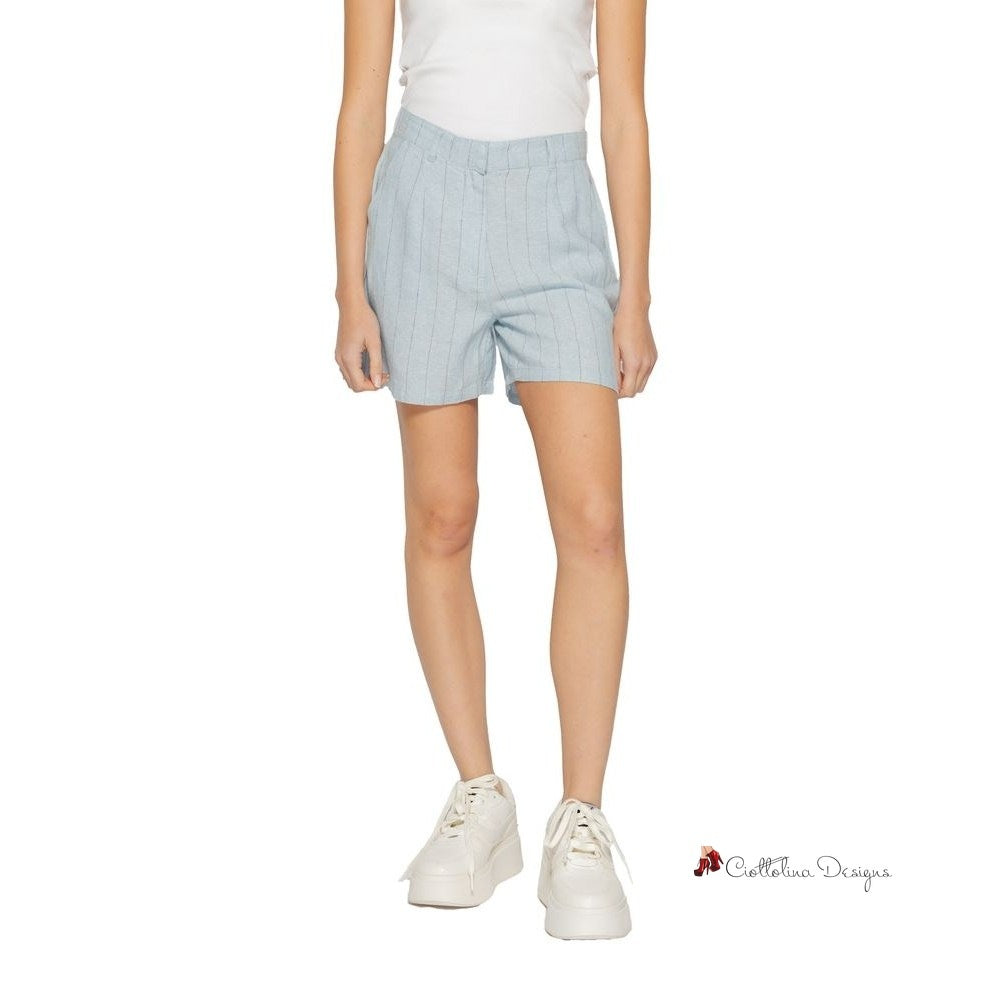 Light Blue Linen Short