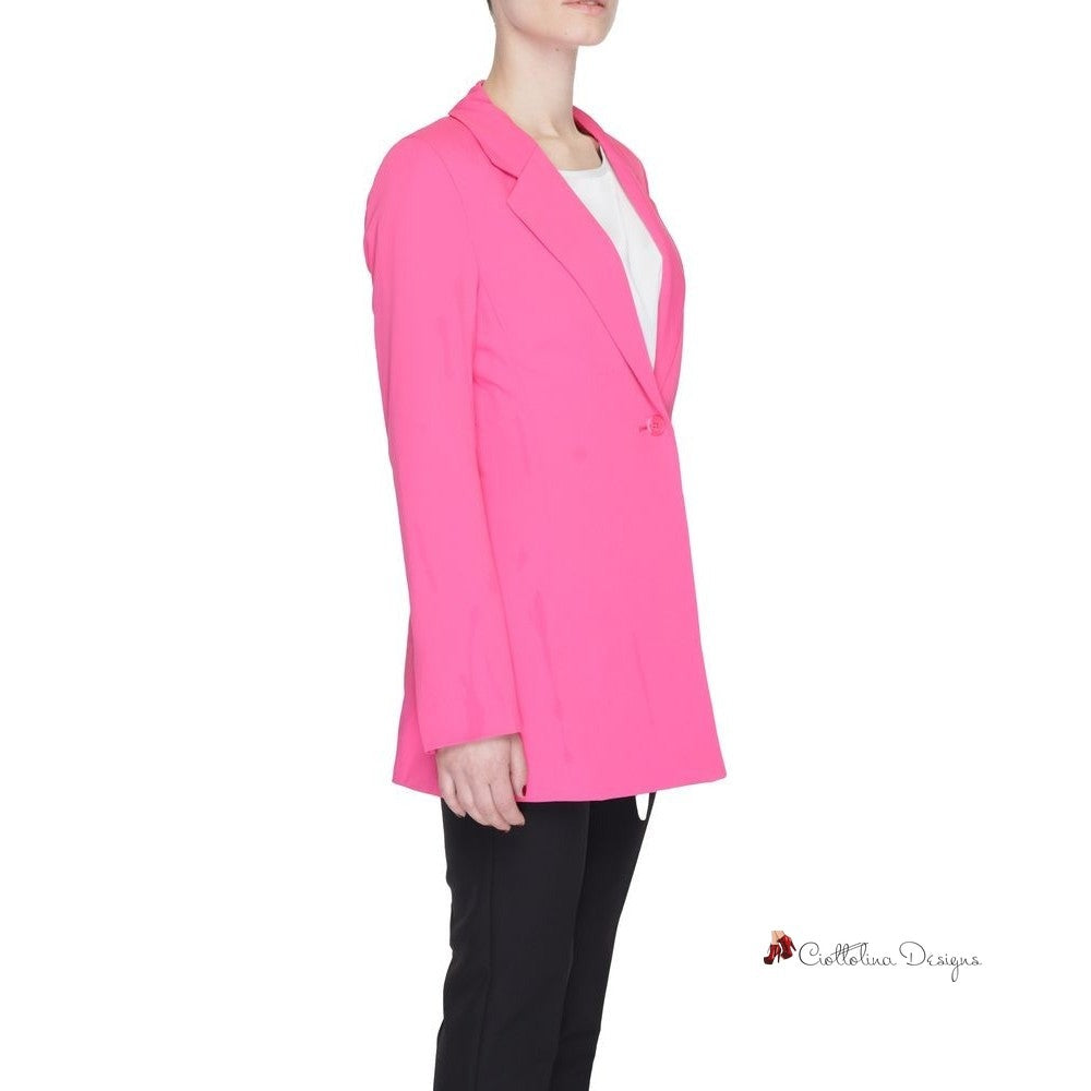 Pink Polyester Suits & Blazer