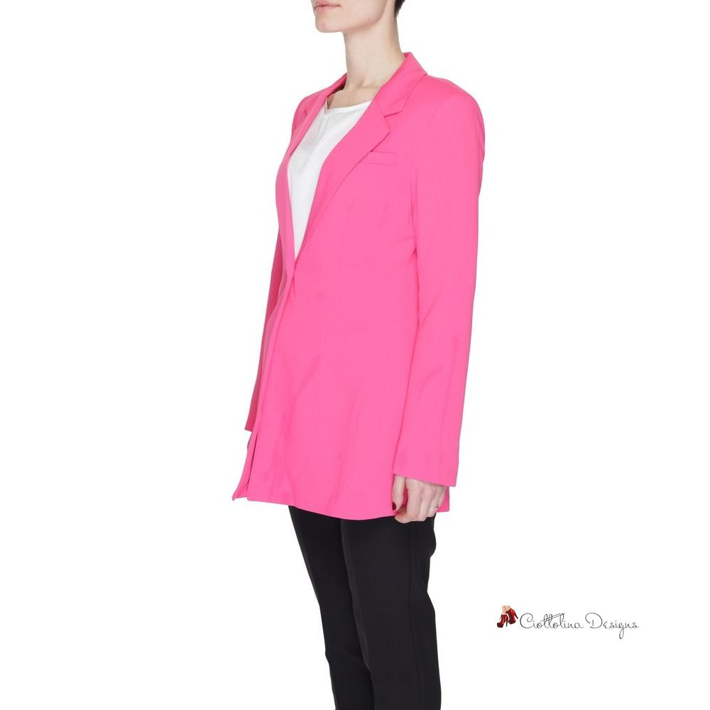 Pink Polyester Suits & Blazer