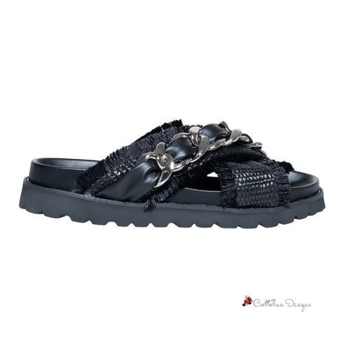 Black Polyethylene Sandal