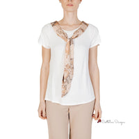 Beige Viscose Tops & T-Shirt