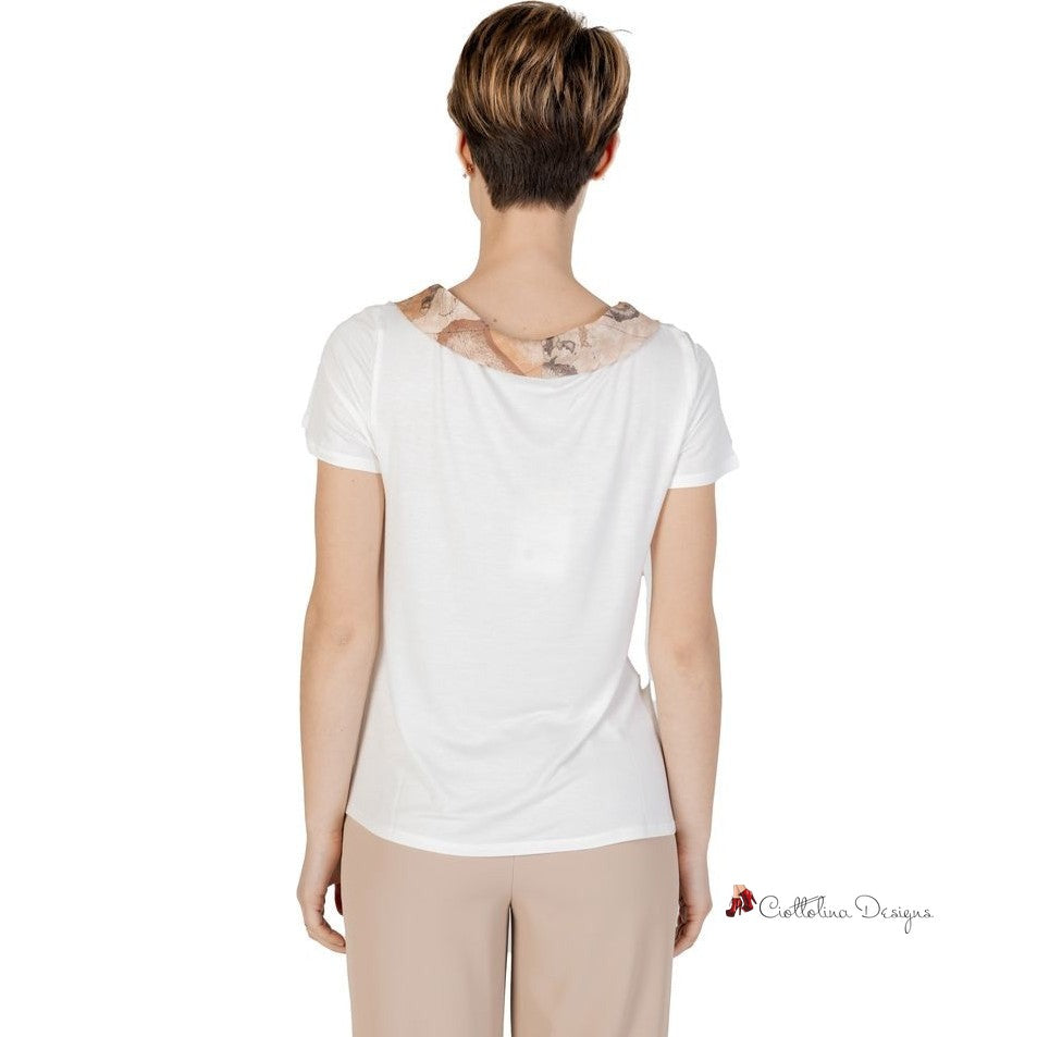 Beige Viscose Tops & T-Shirt