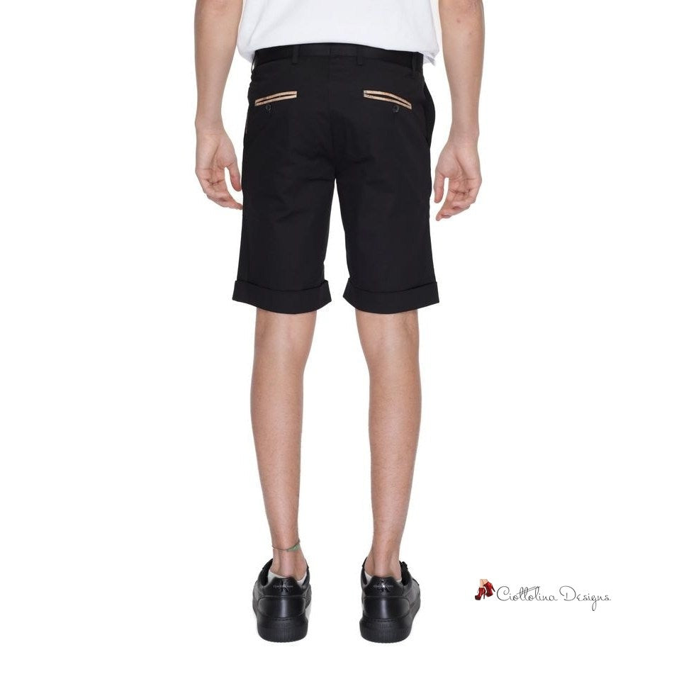 Black Cotton Short