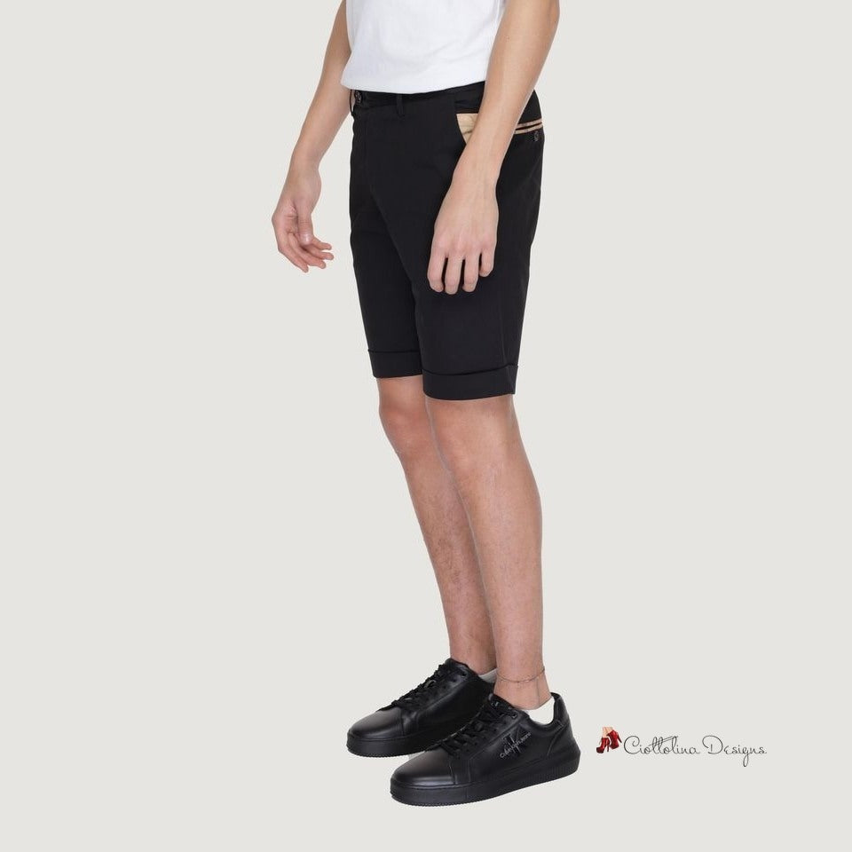 Black Cotton Short