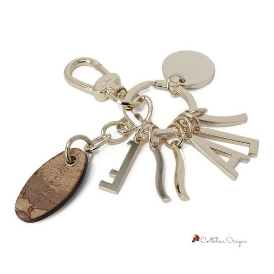 Gold Zinc Keychain