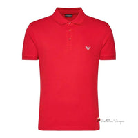 Red Cotton Polo Shirt