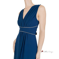 Blue Polyester Dress