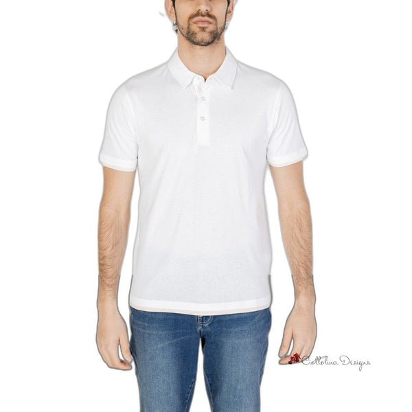 White Cotton Polo Shirt