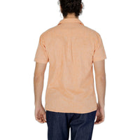 Orange Linen Shirt