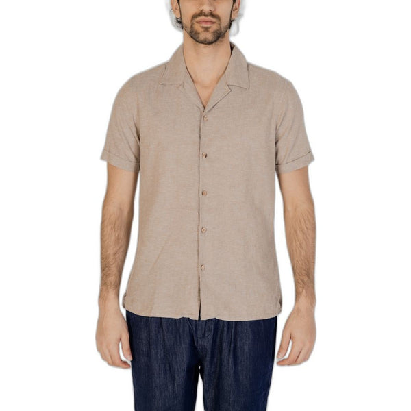 Beige Linen Shirt