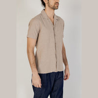 Beige Linen Shirt