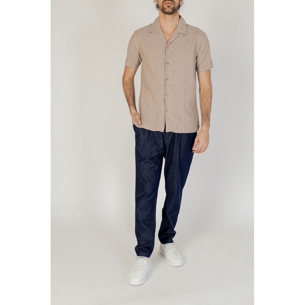 Beige Linen Shirt