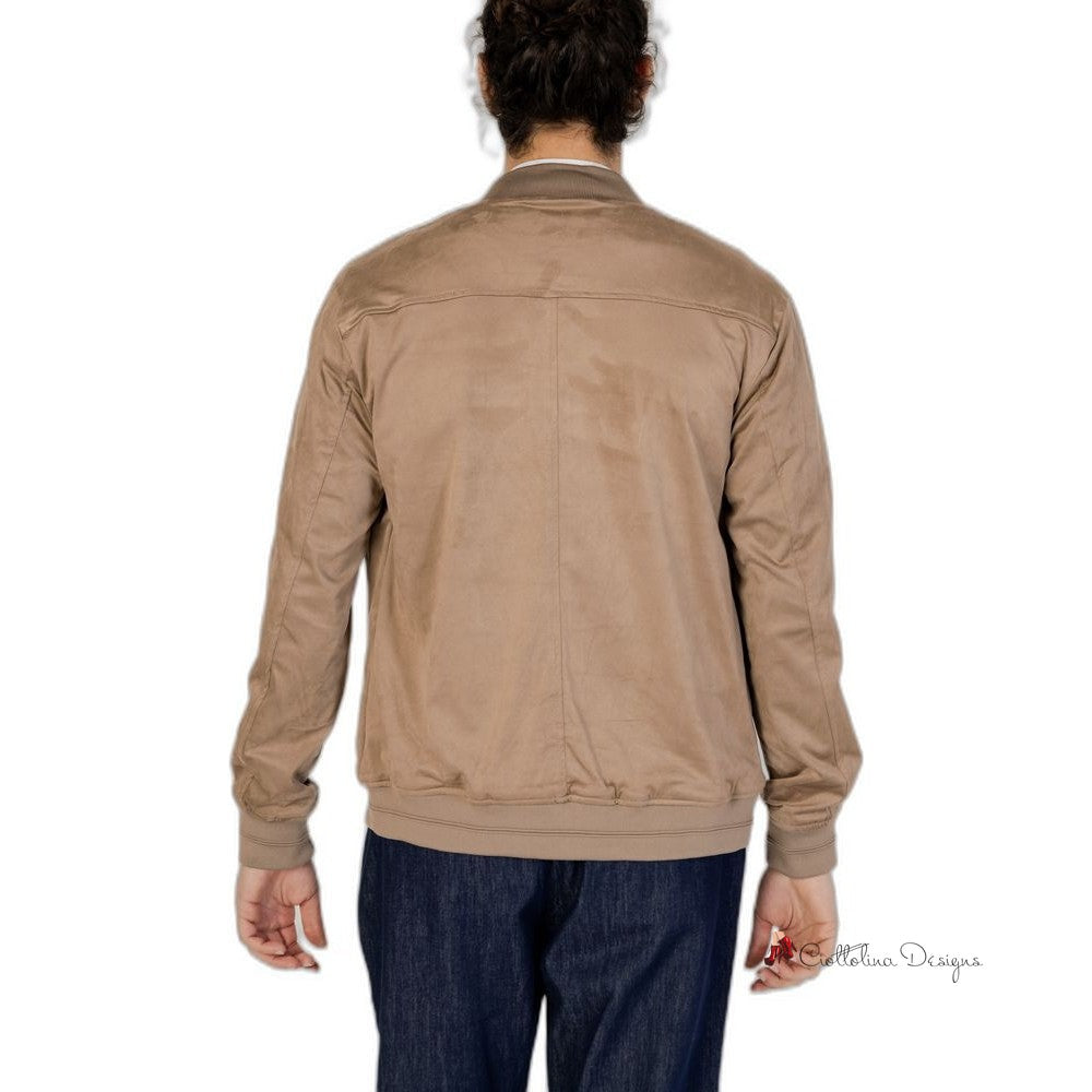 Gray Polyester Jacket