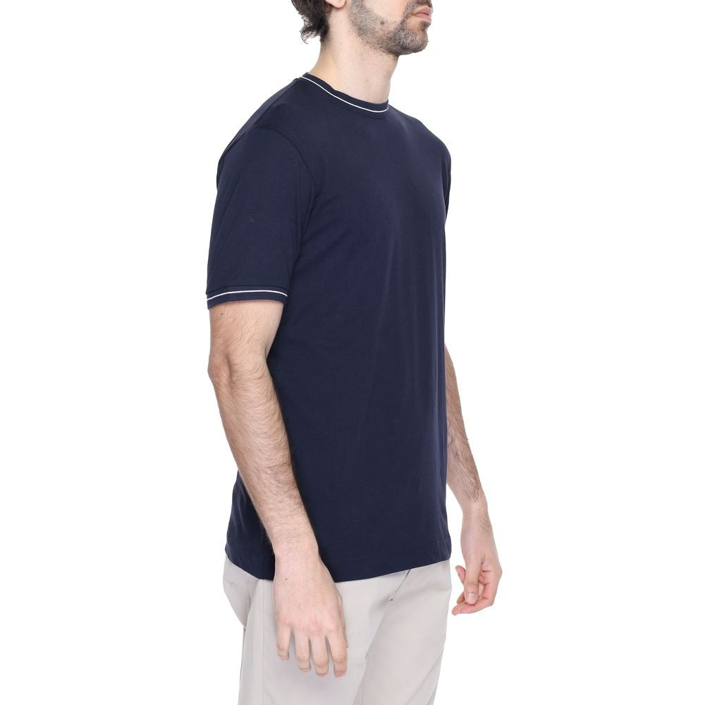 Blue Cotton T-Shirt