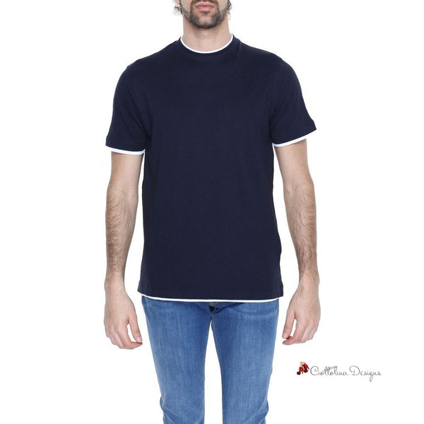 Blue Cotton T-Shirt