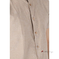 Beige Linen Shirt