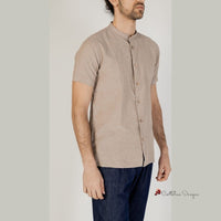 Beige Linen Shirt