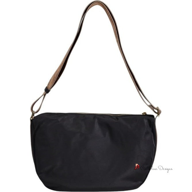 Brown Polyamide Handbag