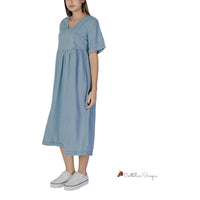 Light Blue Cotton Dress