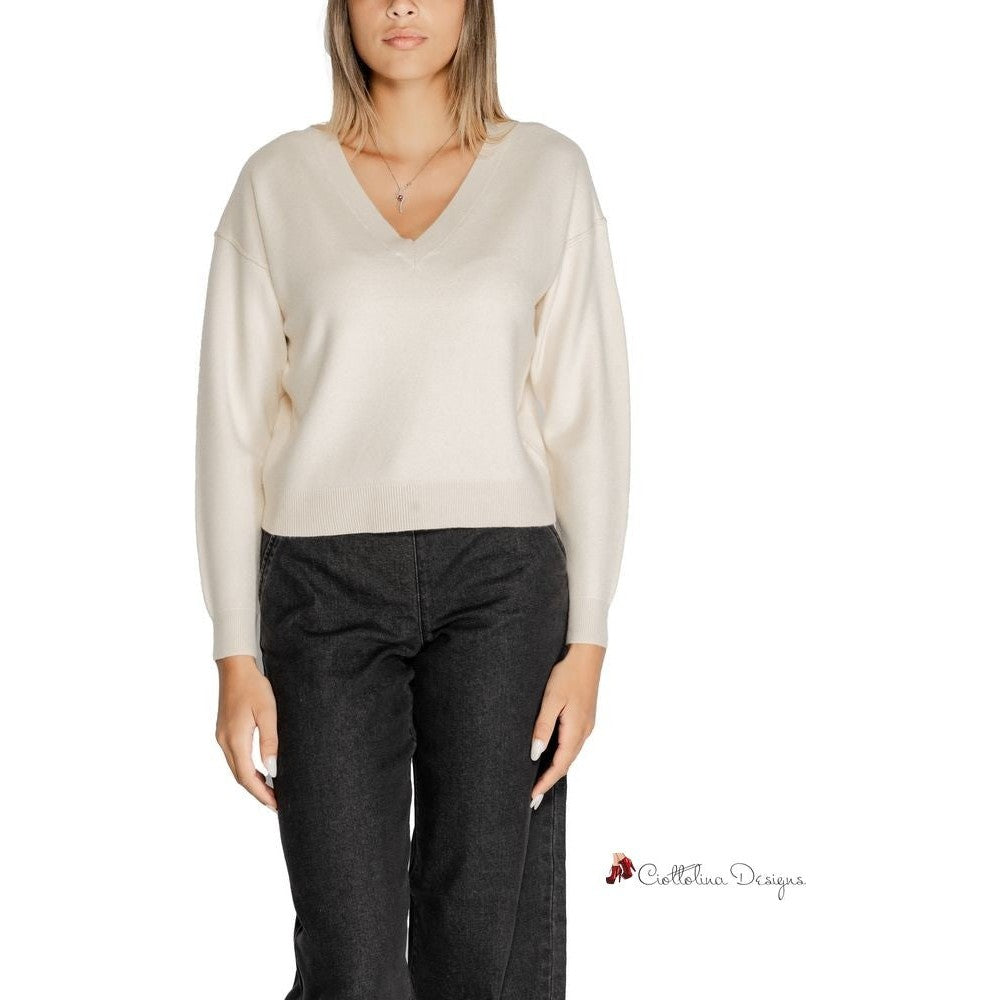 White Viscose Sweater