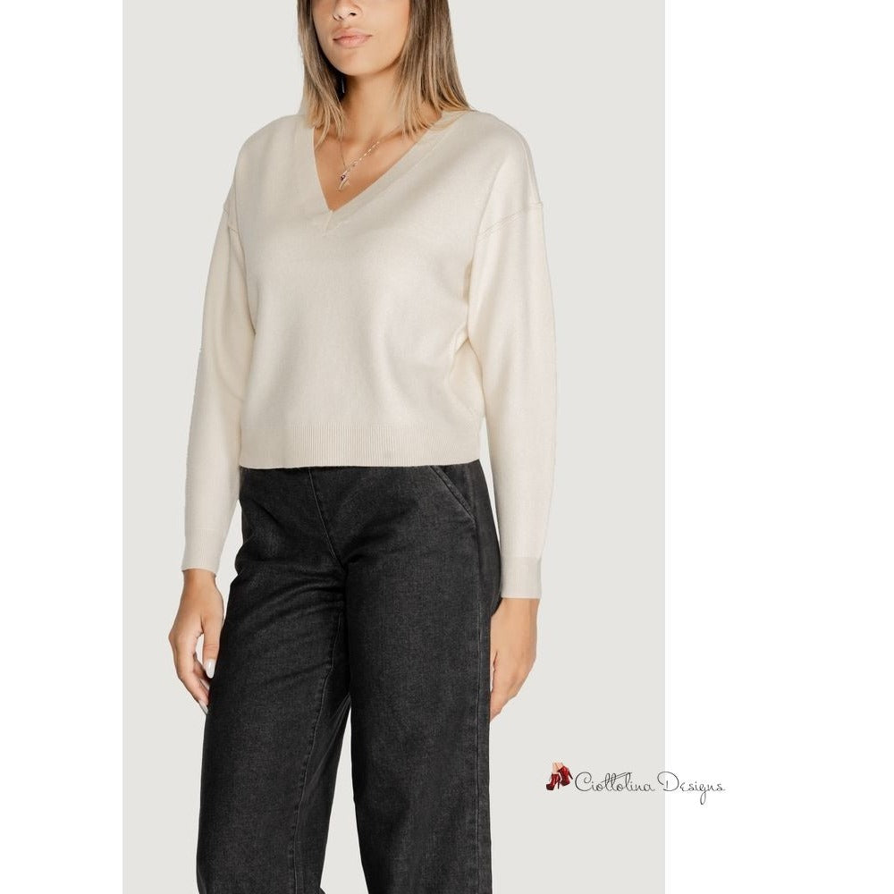 White Viscose Sweater