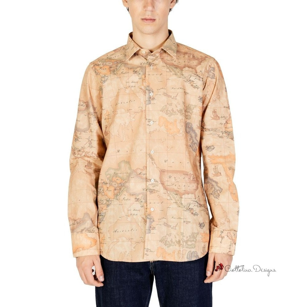 Beige Polyester Shirt