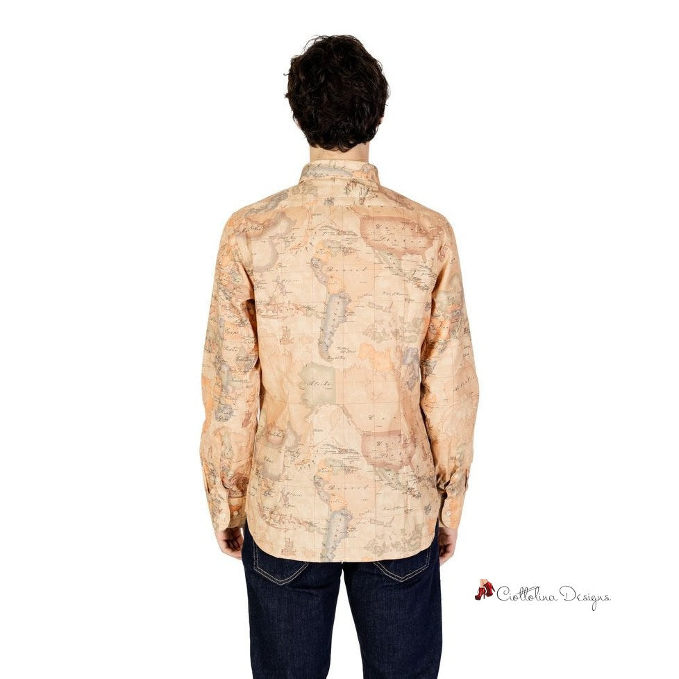 Beige Polyester Shirt