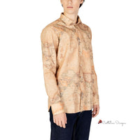 Beige Polyester Shirt