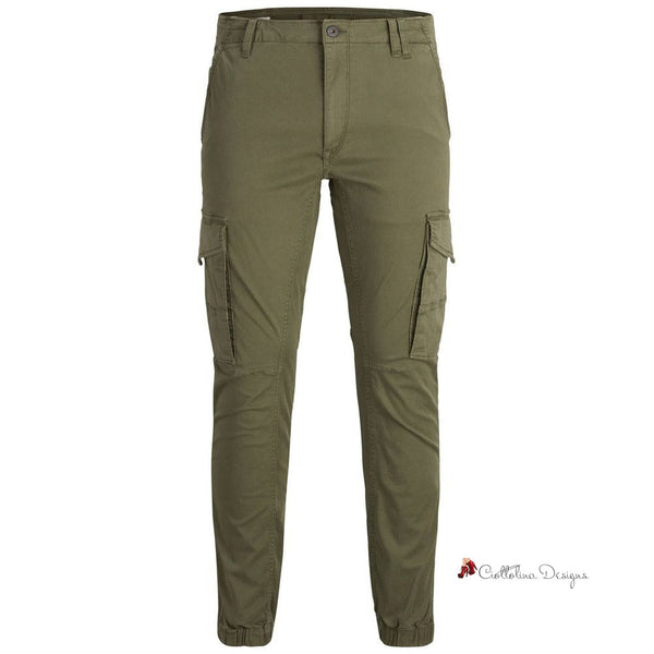 Green Cotton Jeans & Pant