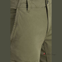 Green Cotton Jeans & Pant