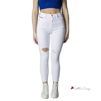 White Cotton Jeans & Pant