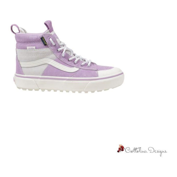 Purple Leather Sneaker