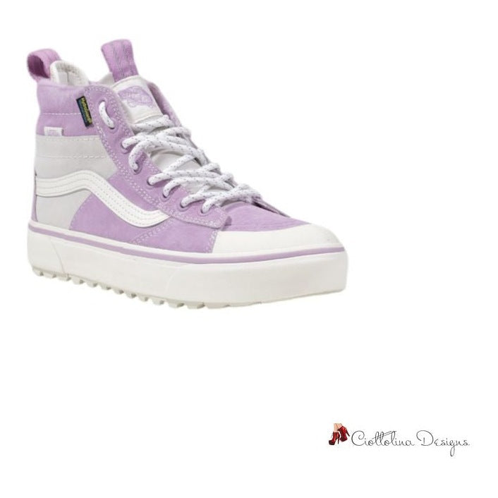 Purple Leather Sneaker