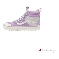 Purple Leather Sneaker