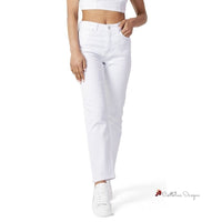 White Cotton Jeans & Pant