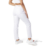 White Cotton Jeans & Pant