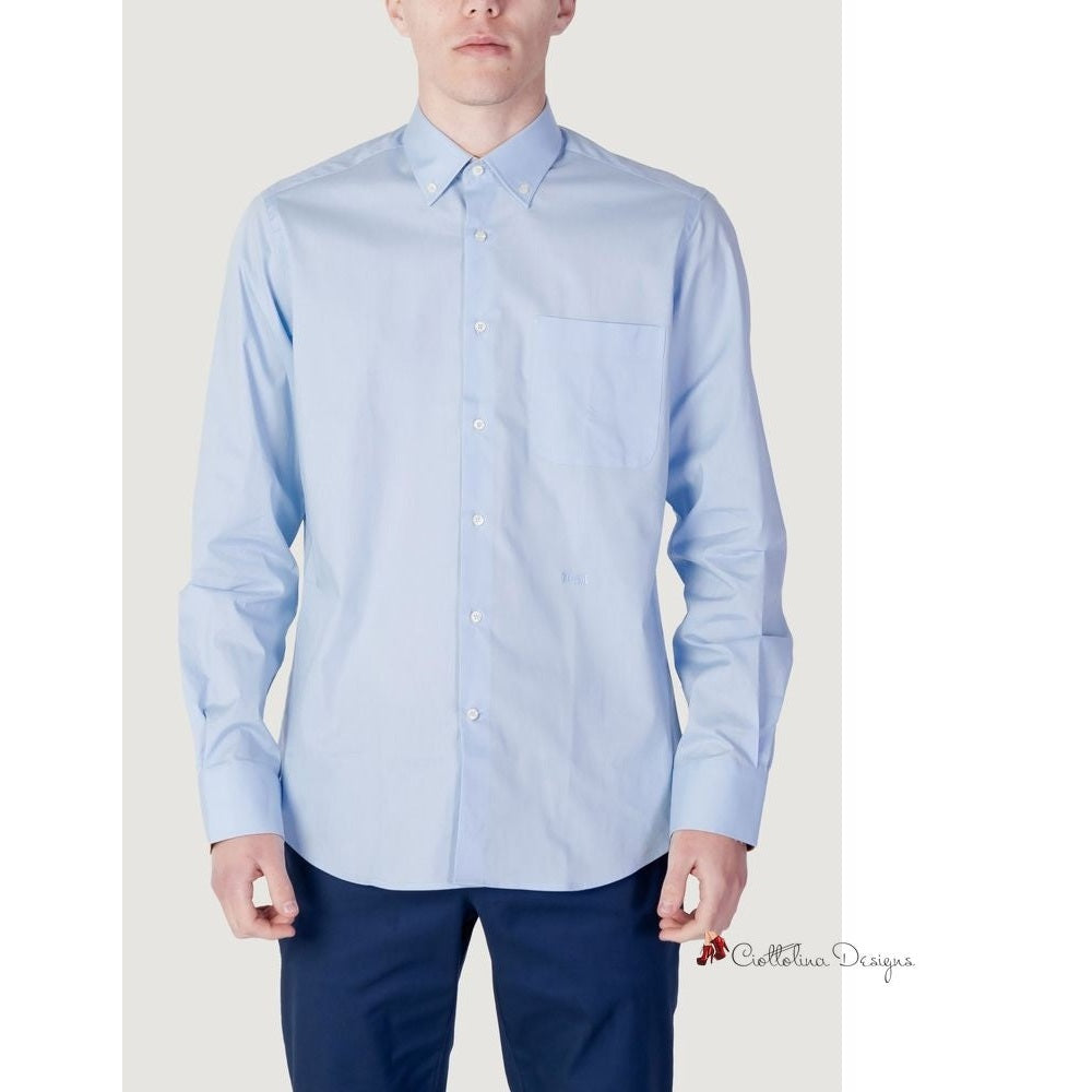 Blue Cotton Shirt