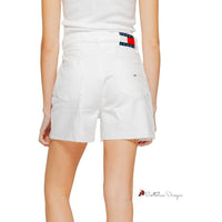 White Cotton Rigenerato Short