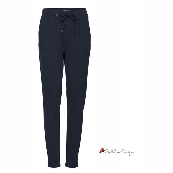 Blue Polyester Jeans & Pant