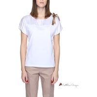 White Cotton Tops & T-Shirt