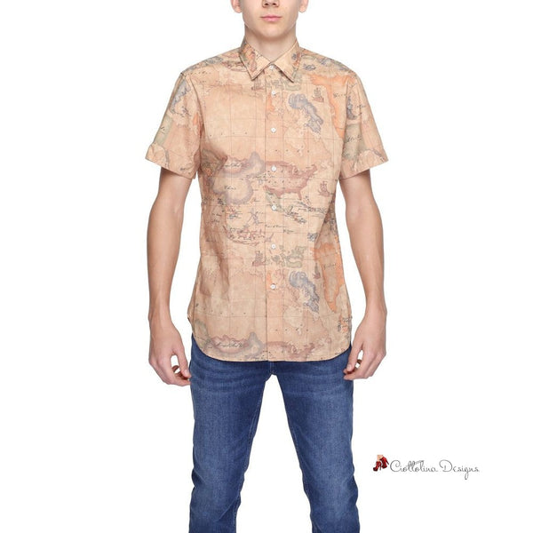 Beige Polyester Shirt