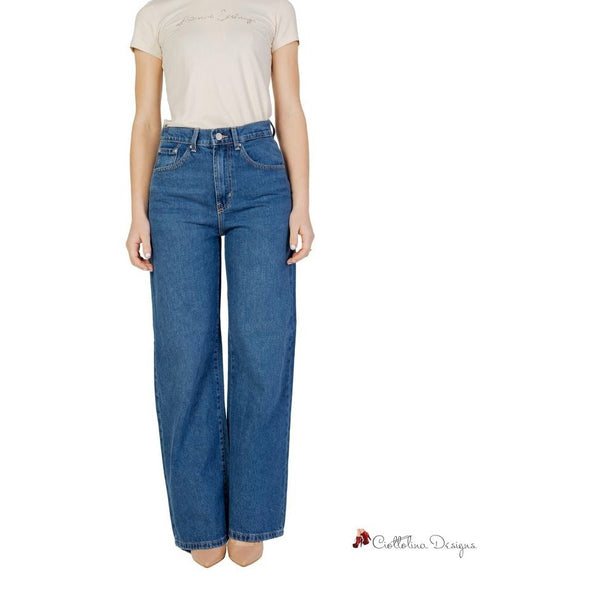 Blue Cotton Jeans & Pant