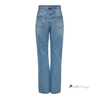 Light Blue Cotton Jeans & Pant