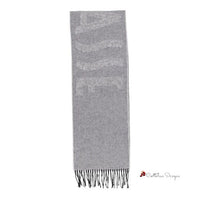 Gray Cotton Scarf