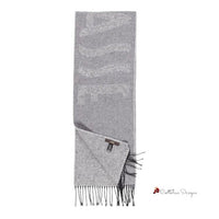 Gray Cotton Scarf